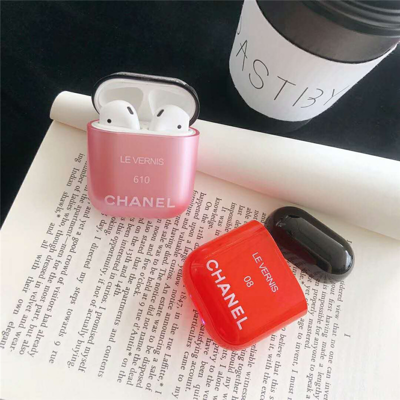 Chanel Air pods 3/2/1/Proケース 紛失防止 ブランド エアーポッズ 小香風 カラビナ付