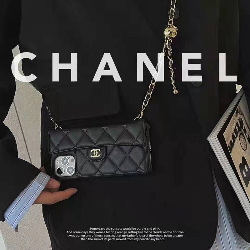 シャネルchanel ジャケット ストラップ付ins風 封型バッグ アイフォン14カバー 女性 激安