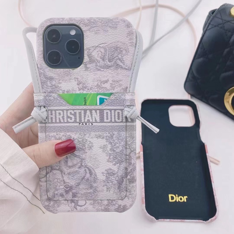 Dior 激安 韓国風モノグラム虎猿カード ジャケット ストランプ アイフォン14カバー 個性