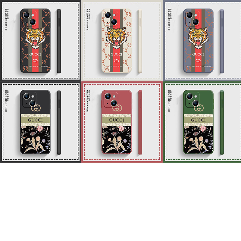 グッチ/Gucci ブランド iphone 13/13 mini/13 pro maxケース 虎頭 人気 シンプル