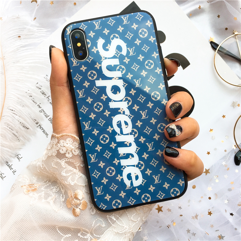 SUPREME X LV コラボ ハイブランド 全機種対応galaxy note21ケース