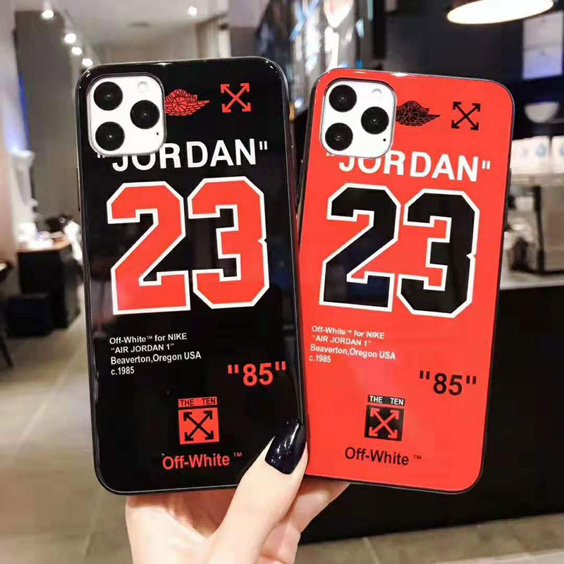 JORDAN & Off-white コラボ ハイブランド iphone13/13 mini/13 pro/13 pro maxケース
