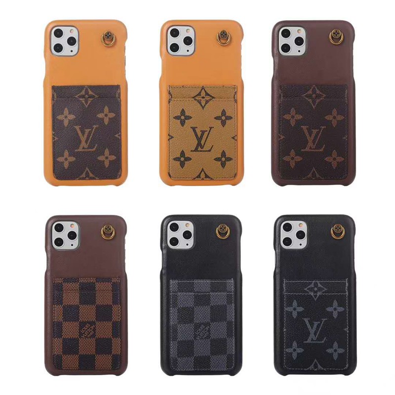 ルイヴィトン ブランドiphone 13/13 pro/13 pro max/13 miniケース lv カード入れ バッグ レザー