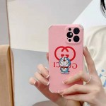 ハイブランドiphone13グッチ アイフォン13ケース ドラえもん キャラクター