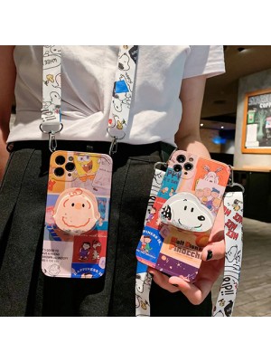 スヌーピー iPhone13 pro/13 pro max/13 miniケース かわいい キラキラ 斜め掛け スポンジボブ流れ 米漫画 SpongeBob シリコンケース Snoopy チェーン付き ボタン付き アイフォン13/12/11/x/xs/xr/8/7カバー レディース