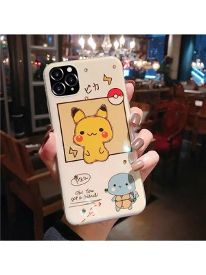 ポケットモンスター iPhone13/13 pro/13 pro max/se2ケース かわいい ピカチュウ柄 ゼニガメ コダック Charmander 耐衝撃 シリコンケース クリア感 アイフォン13/12/11/xr/x/xs/8/7カバー 可愛い メンズ レディーズ