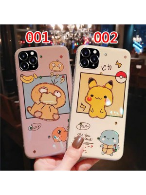 ポケットモンスター iPhone13/13 pro/13 pro max/se2ケース かわいい ピカチュウ柄 ゼニガメ コダック Charmander 耐衝撃 シリコンケース クリア感 アイフォン13/12/11/xr/x/xs/8/7カバー 可愛い メンズ レディーズ