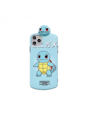 ポケットモンスター ピカチュウ柄 iphone 13 mini/13 pro/13 pro maxケース おしゃれ 3D ゼニガメ コダック アニメ風 四角防護 韓国風 セレブ愛用 アイフォン13/12/11/x/8/7カバー ジャケット型 huawei p40/mate40 proケース メンズ レディーズ