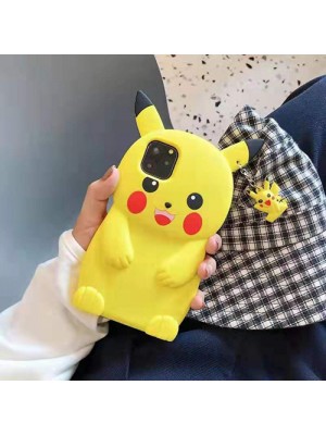 ポケットモンスター ピカチュウ iPhone 13/13 pro/13 pro max/13 mini/12ケース ブランド 立体柄 ジャケット型 個性 可愛い ペンダント ストラップ付き 激安 シリコンケース 衝撃吸収 アイフォン13/12/11/xr/x/xs/8/7/6カバー  高級感 メンズ レディーズ