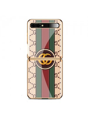 Gucci グッチ ディズニー コラボ ハイブランド Galaxy Z Flip4ケース 背面ガラス ミッキー モノグラム 猫柄 サムスン ギャラクシー フリップ4/3/2/1カバー  メンズ レディース