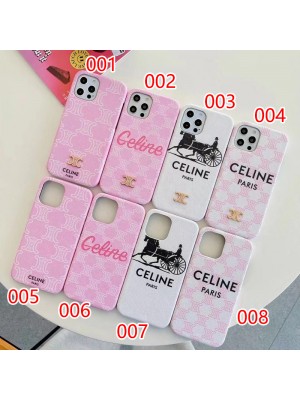 セリーヌ ブランド iphone 13/13 pro/13 pro max/13 miniケース 個性キャリッジ柄 CELINE レザー風 コピー アイフォン13/12/11/x/8/7カバー シンプル メンズ レディーズ