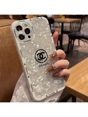 CHANEL シャネル ブランド iphone13 pro/13 mini/13 pro maxケース ins風 シェル柄 きらきら ジャケット型 アイフォン13/12 pro max/11/x/xs/xrケース メンズ レディース