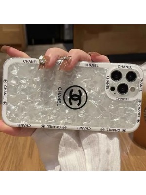 CHANEL シャネル ブランド iphone13 pro/13 mini/13 pro maxケース ins風 シェル柄 きらきら ジャケット型 アイフォン13/12 pro max/11/x/xs/xrケース メンズ レディース