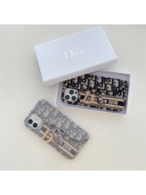 DIOR ディオール ブランド iphone14/14 pro/13 mini/14 pro maxケース ins風 バッグ ハンドバンド付き かわいい カード入れ 