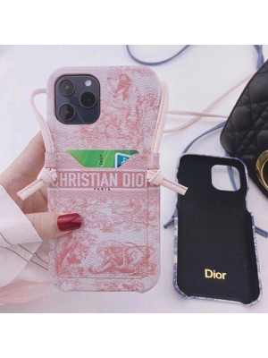 Dior ディオール iphone14/14 pro max/13 miniケース ブランド 虎 個性 モンキー ストランプ付き カード入れ モノグラム アイフォン14/13/12/11/x/xs/xr/8/7カバー ファッション メンズ レデイーズ