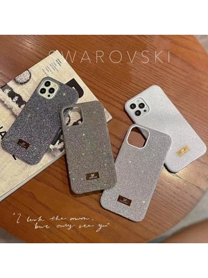 スワロフスキー ブランド iphone13 pro/13 mini/13 pro maxケース 贅沢 Swarovski ジャケット型 きらきら アイフォン13/12 pro max/11/x/xs/xrケース 女性向けカバー メンズ レディース