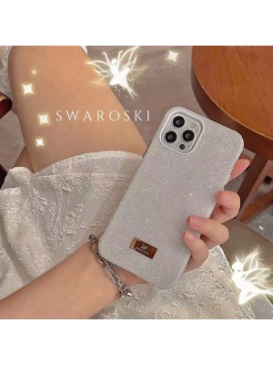 スワロフスキー ブランド iphone13 pro/13 mini/13 pro maxケース 贅沢 Swarovski ジャケット型 きらきら アイフォン13/12 pro max/11/x/xs/xrケース 女性向けカバー メンズ レディース