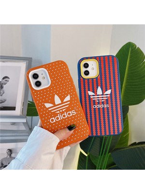 ADIDAS ブランド iphone 13/13 pro/13 pro max/13 miniケース シンプル アディダス ジャケット型 トレフォイル柄 星 三つ葉 ストランプ柄 アイフォン13/12/11/11 pro/11 pro maxカバー 人気 メンズ レディース