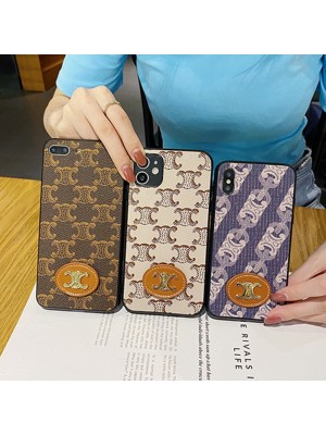 CELINE セリーヌ ブランド iphone 13 pro/13 mini/13 pro maxケース 高級レザー かわいい 立体 モノグラム アイフォン13/13プロ/12 カバー 安い 芸能人愛用 メンズ レディース 