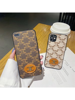 CELINE セリーヌ ブランド iphone 13 pro/13 mini/13 pro maxケース 高級レザー かわいい 立体 モノグラム アイフォン13/13プロ/12 カバー 安い 芸能人愛用 メンズ レディース 