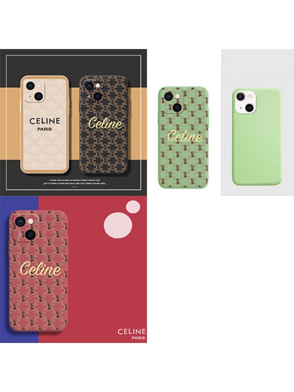 Celine/セリーヌ ブランド iphone13 pro/13 pro max/13 miniケース モノグラム ジャケット型 アイフォン13/12/11/x/xs/xr/8/7カバー  四角保護 ファッション メンズ レディース