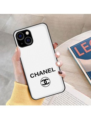 CHANEL ブランド iphone 13 pro/13 pro max/13 miniケース INS風 ステッチ シャネル レザー ジャケット型 モノグラム アイフォン13/12/11/x/xr/xs/8/7カバー 黒白色 大人気 メンズ レディーズ 