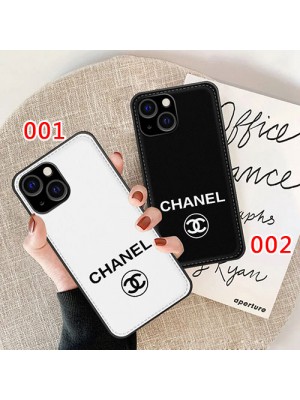 CHANEL ブランド iphone 13 pro/13 pro max/13 miniケース INS風 ステッチ シャネル レザー ジャケット型 モノグラム アイフォン13/12/11/x/xr/xs/8/7カバー 黒白色 大人気 メンズ レディーズ 