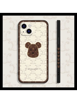 LV ルイヴィトン ブランドiphone 13/13 pro/13 mini/13 pro maxケース 芸能人愛用 セリーヌ Celine 暴力熊 Kaws カウズ ジャケット型 アイフォン13/13プロ/12カバー モノグラム シンプル iphone12/11/SE2/X/XS/XR/8/7ケース 四角保護 メンズ レディーズ