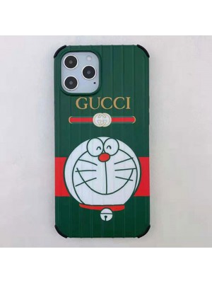 グッチ＆ドラえもん コラボ iphone 13/12s/12mini/12 pro maxケース ジャケット型 ブランド Gucci＆ Doraemon 贅沢風 四角保護 アイフォン11/11 pro/11 pro maxケース ins風 IPHONE X/XS/ XR/se2/8/7plusケース芸能人愛用 メンズ レディーズ 