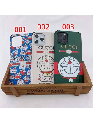 グッチ＆ドラえもん コラボ iphone 13/12s/12mini/12 pro maxケース ジャケット型 ブランド Gucci＆ Doraemon 贅沢風 四角保護 アイフォン11/11 pro/11 pro maxケース ins風 IPHONE X/XS/ XR/se2/8/7plusケース芸能人愛用 メンズ レディーズ 