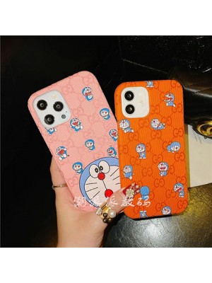 Gucci＆Doraemon コラボ iphone 13/13 pro/13 pro max/13 miniケース ブランド 可愛い ジャケット型 グッチ ドラえもん 激安 ハイブランド Galaxy s21 plus/s21 ultraカバー  耐衝撃 ビジネス風 カッコイイ 保護カバー芸能人愛用 コピー メンズ レディーズ