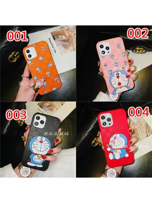 Gucci＆Doraemon コラボ iphone 13/13 pro/13 pro max/13 miniケース ブランド 可愛い ジャケット型 グッチ ドラえもん 激安 ハイブランド Galaxy s21 plus/s21 ultraカバー  耐衝撃 ビジネス風 カッコイイ 保護カバー芸能人愛用 コピー メンズ レディーズ