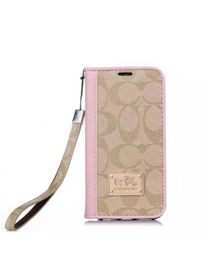 COACH コーチ 手帳型 iphone 14/14 PRO/14 pro maxケース ハイブラン..