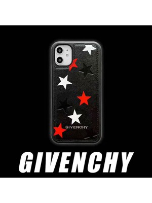 ジバンシィ iphone 13/13 pro max/13 proケース ブランド GIVENCHY iphone 12S/12 pro maxケース 高級 人気 五芒星 アイフォン13/12s/11/x/8/7 plusケースファッション