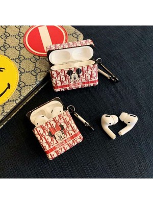 DIOR ディオール disney コラボ iphone13/13pro/13pro max/12ケース ジャケット型 ハイブランド airpods pro/1/2ケース ディズニー モノグラム 耐衝撃 アイフォン13/12/11/xs/x/xr/8/7/se2カバー ファッション レディース 