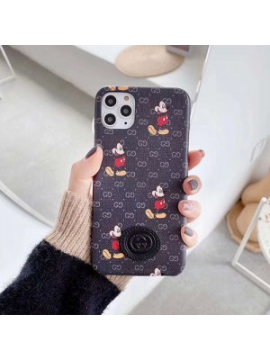 GUCCI/グッチ ディズニー コラボ iphone13/13pro max/13 mini/13 proケース かわいい ブランド ジャケット型 ミッキー モノグラム Disney アイフォン13プロ/13ミニカバー 2021 高級 人気 メンズ レディース