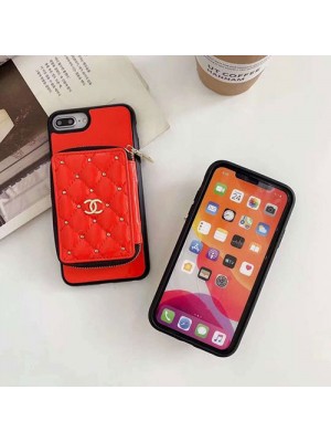 Chanel/シャネル ブランド iPhone 13 pro/13 pro max/13 miniケース 可愛い レザー 収納バッグ型 ペアお揃い ジャケット型 アイフォン13/12s/11/x/8/7スマホケース おまけつき レディース