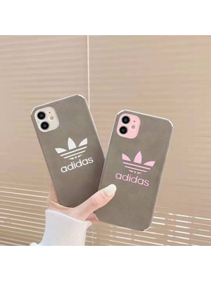 Adidas ブランド iphone13/13 pro/13 pro max/13 miniケース かわいい 個性潮 アディダス iphone 12mini/11/x/8/7スマホケース 四角保護 LINE注文可 アイフォン13ミニ/13プロケース 安い ファッション メンズ レディース