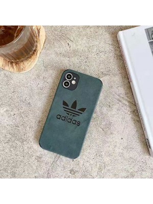 Adidas ブランド iphone13/13 pro/13 pro max/13 miniケース かわいい 個性潮 アディダス iphone 12mini/11/x/8/7スマホケース 四角保護 LINE注文可 アイフォン13ミニ/13プロケース 安い ファッション メンズ レディース