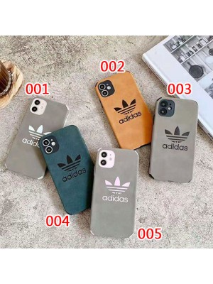 Adidas ブランド iphone13/13 pro/13 pro max/13 miniケース かわいい 個性潮 アディダス iphone 12mini/11/x/8/7スマホケース 四角保護 LINE注文可 アイフォン13ミニ/13プロケース 安い ファッション メンズ レディース