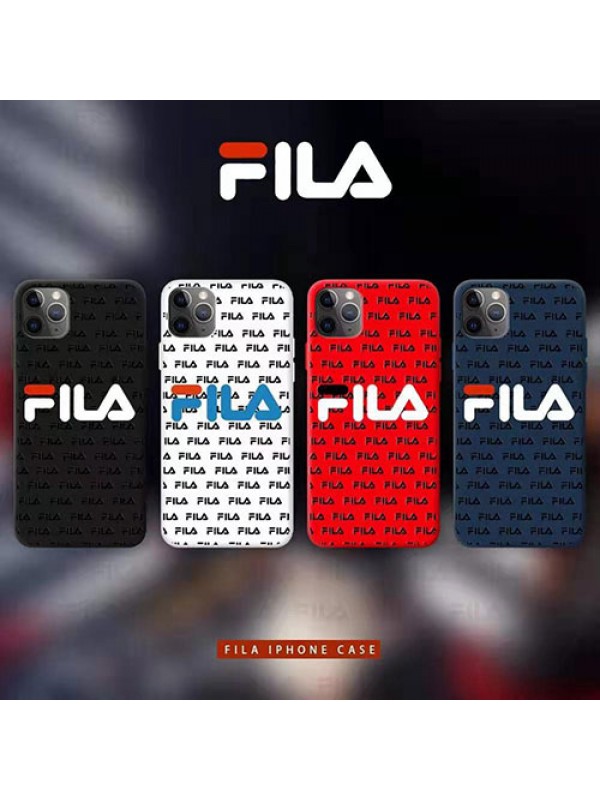 FILA /フィラブランド iphone13/13mini/13promaxケース 激安 ジャケット型アイフォン12/12mini/11 pro max/se2ケース保護ラバー人気モノグラムIPHONE X/XS/XR/8/7ケース韓国風セレブ愛用