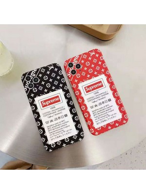 ルイヴィトン シュプリーム コラボ iPhone 13/12s/12mini/12 pro maxケーススマホケース ブランド タグ柄 モノグラム LV Supreme ジャケット型 iphone11/11 pro max/x/8/7ケース 人気 2021 iphone12 proケース LINE注文可 高級 メンズ レディース