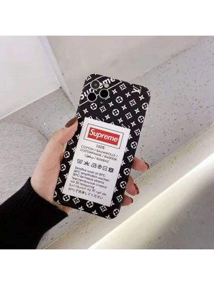 ルイヴィトン シュプリーム コラボ iPhone 13/12s/12mini/12 pro maxケーススマホケース ブランド タグ柄 モノグラム LV Supreme ジャケット型 iphone11/11 pro max/x/8/7ケース 人気 2021 iphone12 proケース LINE注文可 高級 メンズ レディース