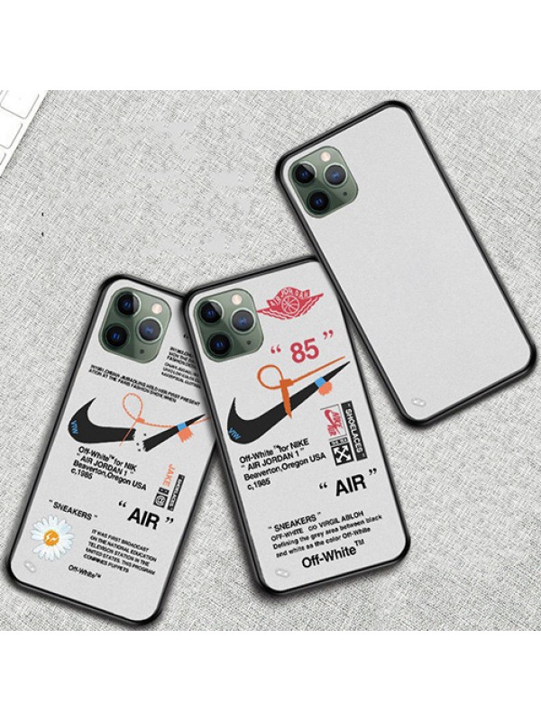 Off-White x Nike コラボ ブランド iphone13/12s pro max mini/12 pro/12 pro max/12 miniケース ジャケット型 クリアケース Galaxy s21/s20/note 21/note20ケース オフホワイト＆ナイキ かわいい アイフォン12/11/x/xr/xs max/8/7ケース ジャケット型 2021 高級 人気 ファッション メンズ レディース