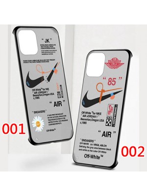 Off-White x Nike コラボ ブランド iphone13/12s pro max mini/12 pro/12 pro max/12 miniケース ジャケット型 クリアケース Galaxy s21/s20/note 21/note20ケース オフホワイト＆ナイキ かわいい アイフォン12/11/x/xr/xs max/8/7ケース ジャケット型 2021 高級 人気 ファッション メンズ レディース