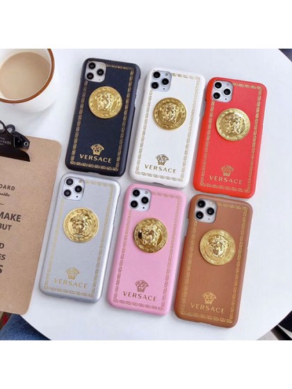 Versace/ヴェルサーチェブランドiphone13/13mini/13promaxケースレザー製..