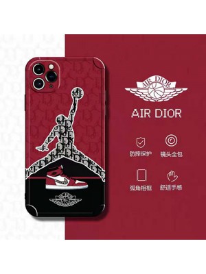 Dior & Jordan コラボ ブランド iphone 13/13 pro/13 mini/13 pro maxケース ジャケット型 ジョーダン ディオール スポーツ風 モノグラム アイフォン13/12s/11/11 pro/11 pro max/se2カバー 防塵 耐衝撃 激安 モノグラム 芸能人愛用 コピー ファッションメンズ レディース