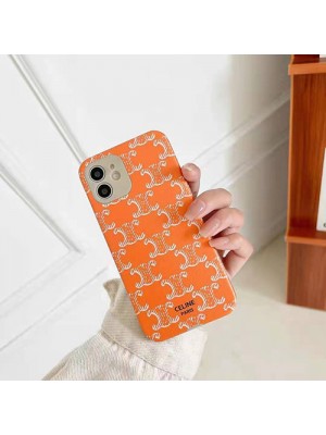 セリーヌ 人気ブランド iPhone 13/12s/12mini/12 pro maxケース ジャケット型 刺繍風 CELINE 個性 スタイル 芸能人愛用 韓国風 アイフォン13/12S/12 Pro Max/12 Mini/11/x/8/7ケース レディース