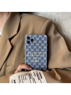 グッチ ブランド 刺繍風 iPhone13/12s/12/12 pro/12pro maxケース モノグラム柄 GUCCI シリコン製 ジャケット型 韓国風 落下保護 アイフォン11 pro max/xs/xr/x/8/7カバー レディース愛用