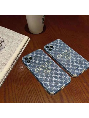 グッチ ブランド 刺繍風 iPhone13/12s/12/12 pro/12pro maxケース モノグラム柄 GUCCI シリコン製 ジャケット型 韓国風 落下保護 アイフォン11 pro max/xs/xr/x/8/7カバー レディース愛用